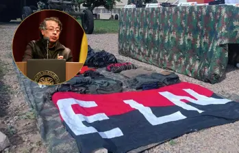 El presidente Gustavo Petro reiteró que el ELN ahora está al servicio del narcotráfico. Foto: Colprensa