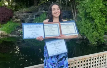 Sara Lizeth López García, es una estudiante de la escuela Suffolk County Community College en Nueva York. FOTO: Cortesía GoFundMe