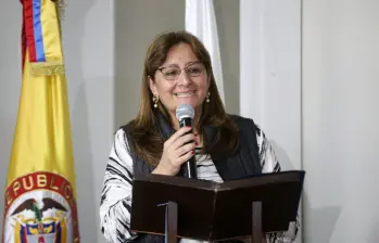 Ángela María Buitrago ocupará la cartera de Justicia hasta el próximo 1 de junio. Foto: Colprensa