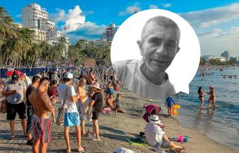 John Jairo Jaramillo, de 60 años, murió ahogado en una de las playas de El Rodadero, de Santa Marta, cuando estaba de vacaciones junto con su familia. FOTOS: JUAN ANTONIO SÁNCHEZ Y CORTESÍA