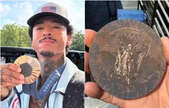 El skater estadounidense Nyjah Huston, denunció el mal estado de las melladas que le entregan a los deportistas en los Juegos Olimpicos 2024. FOTO: REDES SOCIALES NYJAH HUSTON