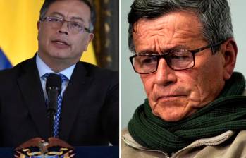 El presidente Gustavo Petro respondió al video que Pablo Beltrán envió a evento organizado por la USO. Fotos: Getty.