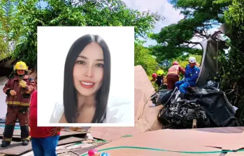 La mujer de la foto era Luz Estella Pabón, de 46 años, quien fue una de las víctimas mortales de este accidente junto con su madre, Dora Pabón, de 74 años. FOTO: REDES SOCIALES CRUZ ROJA COLOMBIANA Y CORTESÍA