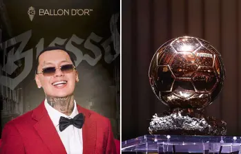 Blessd anunció que estará cantando en la alfombra roja de la ceremonia del Balón de Oro. FOTOS Cortesía y Getty