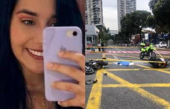 La joven se movilizaba en una moto que chocó de frente contra otra en las calles de Bucaramanga. FOTO: Redes sociales y Twitter @cebuenocad