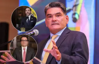 El procurador Gregorio Eljach se pronunció sobre una iniciativa que impulsa el gobierno de Abelardo de la Espriella y su ministro de Justicia, Iván Cancino, sobre el papel de la Procuraduría en los procesos penales. Fotos: Colprensa