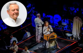 Jorge Carvajal y Manuela Mejía en la meditación del MED en la Macarena. FOTOS Camilo Suárez