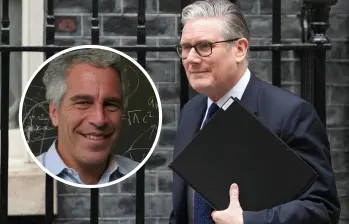 El primer ministro británico admitió haber ignorado alertas críticas en el nombramiento de Peter Mandelson como embajador en EE. UU., por su relación con Jeffrey Epstein. FOTO: AFP y Getty
