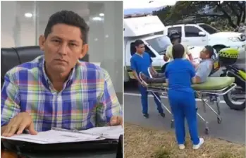 El hijo del concejal lo habría atacado con un arma corto punzante, causándole varias heridas en su cuerpo, por lo que al final terminaron estrellando el vehículo. FOTO: Redes sociales concejal y captura video