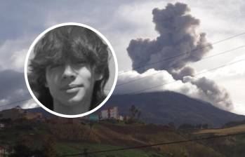 Hacia el mediodía de este lunes fue encontrado sin vida David Nicolás Chamorro, joven reportado como desaparecido tras intentar cruzar el volcán Galeras. FOTO: Colprensa y redes sociales Colegio Comfamiliar de Nariño Siglo XXI