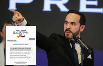 El presidente electo fijó ciertos criterios que busca se cumplan en este proceso con el gobierno saliente. Foto: Colprensa/Abelardo de la Espriella.