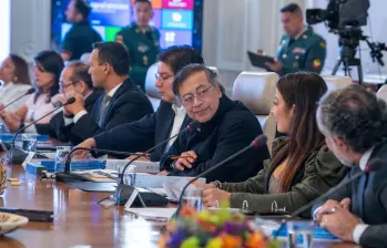El presidente Gustavo Petro llamó la atención a dos ministras que no asistieron al último Consejo. Foto: Presidencia. 