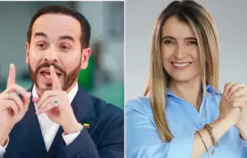 Diferentes cuentas en redes sociales, que apoyan la campaña de De la Espriella, han compartido más de un video generado con inteligencia artificial para enviar sus mensajes. Foto: Manuel Saldarriaga/Colprensa.