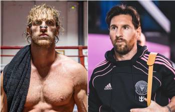 El boxeador de 29 años, Logan Paul, demandó a Lionel Messi y su nueva marca de bebida hidratante por presunto plagio de imagen. FOTO: REDES SOCIALES