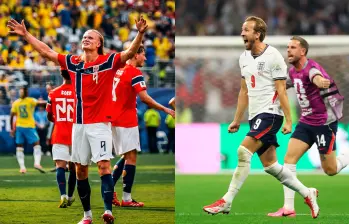 Erling Haaland y Harry Kane, el duelo de goleadores en Noruega vs. Inglaterra. FOTOS: X Erling y HKane