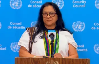 En el Consejo de Seguridad de la ONU realizado este 5 de enero de 2026, se abordó la crisis entre Estados Unidos y Venezuela. Leonor Zalabata Torres, embajadora de Colombia, presentó los puntos durante el encuentro. FOTO: Cancillería de Colombia