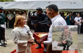 Acto de perdón del Estado colombiano a la familia del soldado Óscar Tabarés. FOTOS: CORTESÍAS
