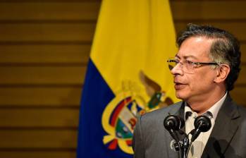 El presidente Gustavo Petro no pudo salir en alocución. Foto: Colprensa