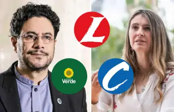 La Alianza Verde apoyará a Iván Cepeda, mientras liberales y conservadores van con Paloma Valencia. Foto: Colprensa/EL COLOMBIANO.