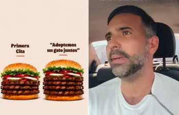 La historia de la hamburguesa triple. FOTOS: Burger King - Luis Miguel Castillo - Tiktok