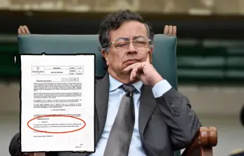 El presidente Petro subió en sus redes un documento que al parecer hace constancia de una auditoría de Supersalud a Audifarma, sin embargo, no se dio cuenta de un error en las fechas que despertó suspicacia sobre la veracidad de este. Fotos: Colprensa y @petrogustavo