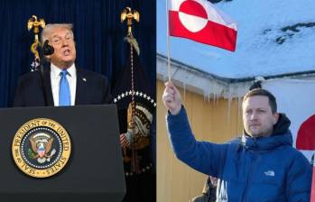 Ante la insistencia de anexión por parte de Donald Trump, el primer ministro Jens Frederik Nielssen le respondió al mandatario estadounidense. Fotos: AFP y Facebook