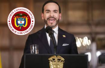 De la Espriella habló en un evento en el que presentó algunas ideas de lo que la Corte representa para él. Foto: Colprensa