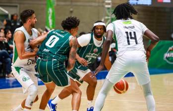 El norteamericano Michael Miles fue uno de los hombres destacados de Paisas en los duelos disputados en Villavicencio. FOTO MANUEL SALDARRIAGA 