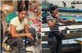 Andrea Rico utilizó su alcance en plataformas digitales no para seguir tendencias, sino para visibilizar a las familias damnificadas por el terremoto y movilizar donaciones hacia los sectores más golpeados. FOTO: Captura tomada de redes sociales de @andrearico_24