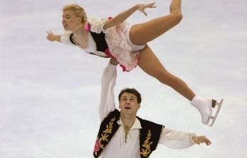 La pareja de patinadores rusos estaba radicada en Estados Unidos y tenían un hijo. Foto: Getty Images