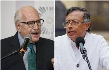 En medio de los preparativos para la entrega de la Presidencia de la República, el expresidente Andrés Pastrana lanzó un duro pedido al Senado para que niegue los permisos de viaje al mandatario saliente Gustavo Petro. FOTO: Colprensa y Getty