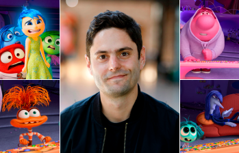 Luis Uribe Córdoba, el colombiano que trabaja en Pixar y que participó en el equipo de animación que hizo Intensa-mente 2. FOTOS Cortesía Disney-Pixar