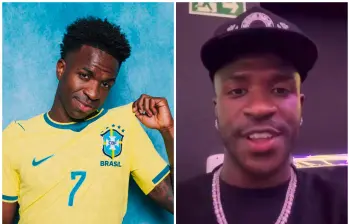 Vinicius Jr, delantero del Real Madrid y la selección de Brasil. FOTOS: Instagram ViniJr y captura de vídeo