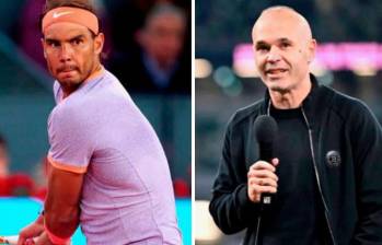 Rafael Nadal y Andrés Iniesta de retiraron del deporte en 2024. FOTO: GETTY