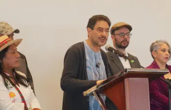 El encuentro se llevó a cabo en el Hotel Tequendama, en el centro de Bogotá. Foto: captura de video