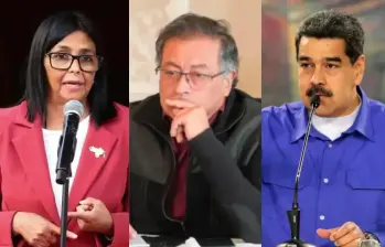 Petro ha culpado a las sanciones de Estados Unidos del fraude electoral en Venezuela. Foto: AFP/Presidencia.