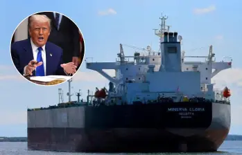 El presidente de Estados Unidos, Donald Trump, habló sobre un petrolero incautado en el Caribe. FOTOS: GETTY / REFERENCIA - AFP