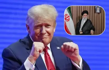 El presidente de Estados Unidos, Donald Trump, no dudaría en bombardear a Irán de nuevo. FOTOS: GETTY