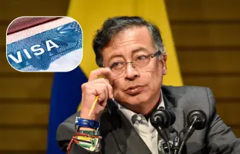Gustavo Petro perdió su visa estadounidense por un acto de rebelión en las calles de Nueva York. FOTO: Colprensa 