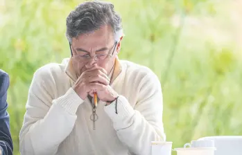 Aunque le quedan pocos días en Palacio, Gustavo Petro insiste en desacreditar los resultados de las elecciones presidenciales que eligieron a Abelardo de la Espriella como próximo mandatario. FOTO GETTY
