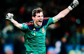 Iker Casillas celebrando el gol de Andrés Iniesta en la final del Mundial 2010. FOTO: Instagram ikercasillas