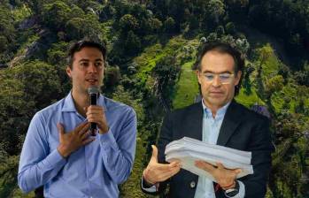 El alcalde Federico Gutiérrez y el exalcalde Daniel Quintero están enfrentados por el caso del lote de Aguas Vivas que por poco termina en un desfalco para la ciudad. FOTOS: EL COLOMBIANO