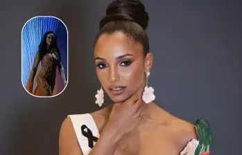 Gabrielle Henry, la Miss Jamaica, sufrió una caída durante la gala preliminar del Miss Universo 2025 en Tailandia. FOTOS: Captura de video - Instagram @oficialgabriellehenry