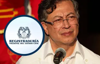 La Registraduría Nacional del Estado Civil respondió de forma categórica al presidente Gustavo Petro, quien denunció en redes sociales que su hijo, Andrés Petro, fue presuntamente suplantado al votar. FOTO: Getty y Registraduría Nacional