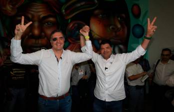 Mauricio Tobón (izquierda) y Juan Diego Gómez (derecha). FOTO: ESNEYDER GUTIÉRREZ