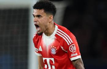 A pesar de la caída del Bayern Múnich en París, el colombiano fue elegido por la UEFA como parte del once ideal de la semana en la Champions League. FOTO: Tomada de redes sociales @FCBayern