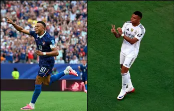 Las dos caras de Mbappé con su selección y club. FOTO: X KMbappe