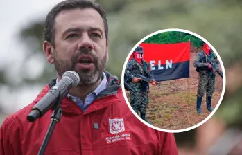 El alcalde de Bogotá, Carlos Fernando Galán, aseguró que activaron las medidas de seguridad preventivas necesarias en la ciudad para mitigar cualquier riesgo o acción violenta. FOTO: Colprensa y captura video de redes sociales