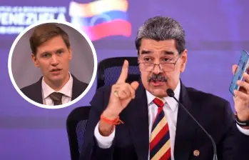 Durante la entrega del Nobel de Paz a María Corina Machado, Jørgen Watne Frydnes resaltó que la oposición encendió una llama de libertad que “ninguna tortura, mentira o miedo” podrá apagar. FOTO: GETTY