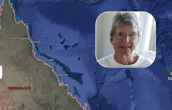 Una mujer de 80 años murió tras ser abandonada accidentalmente en una isla deshabitada de Australia. FOTO: Tomada de la redes sociales - Google Maps